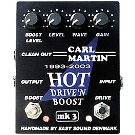 Carl Martin Hot Drive 'N Boost mk 3 Pedal
