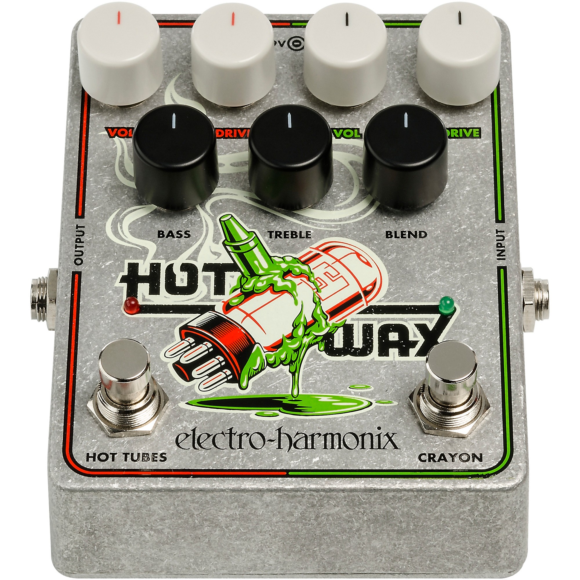 ElectroHarmonix Hot Wax MultiOverdrive Effects Pedal Guitar Center