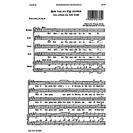 Novello How Dear Are Thy Counsels SATB Composed by William Crotch