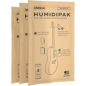D'Addario Planet Waves HuMIDIpak Replacement Packets - 3 Pack