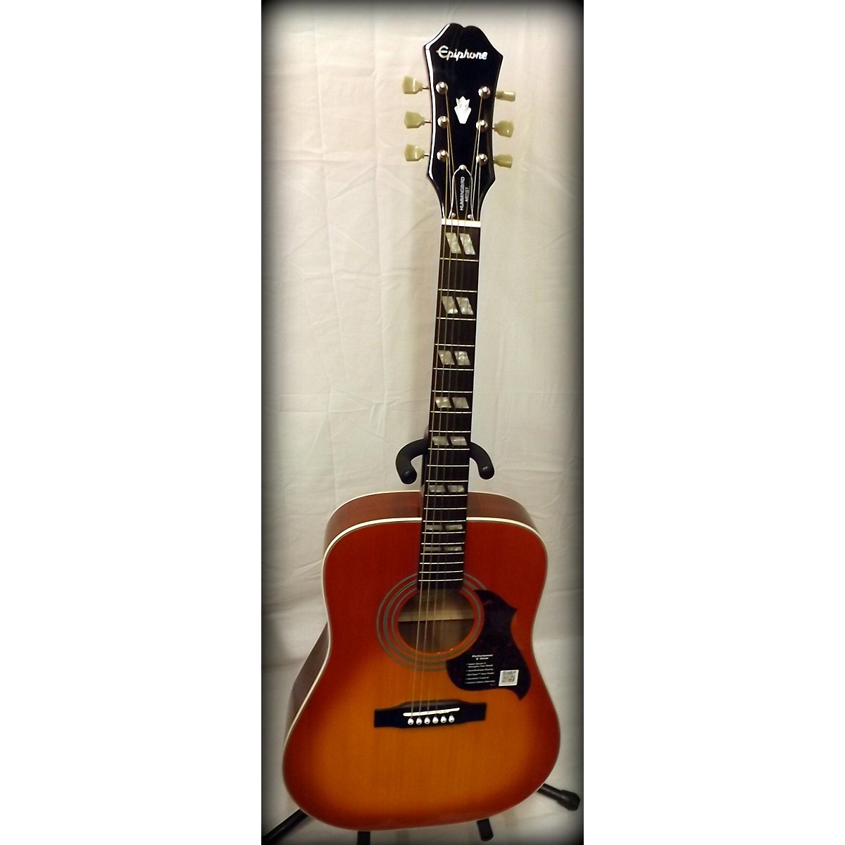 Used Epiphone Hummingbird Artist Acoustic Guitar Guitar