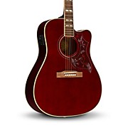 Hummingbird EC Studio Limited-Edition Guitar Center-Exclusive Acoustic-Electric Guitar Wine Red