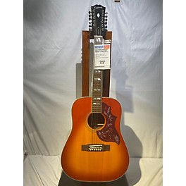 Used Epiphone Hummingbird Inspired By Gibson 12 String Acoustic Guitar