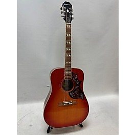 Used Epiphone Hummingbird Pro Fc Acoustic Guitar