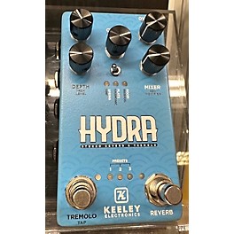 Used Keeley Hydra Stereo Reverb & Tremolo Effect Pedal