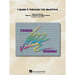 Hal Leonard I Heard It Through the Grapevine Jazz Band Level 3 by Marvin Gaye Arranged by John Berry