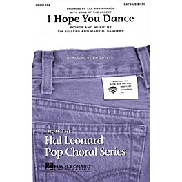 Hal Leonard I Hope You Dance SAB by Lee Ann Womack Arranged by Ed Lojeski