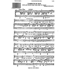 Novello I Waited for the Lord (from The Hymn of Praise) SATB Composed by Felix Mendelssohn