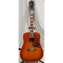 Used Epiphone INSPIRED BY GIBSON HUMMINGBIRD 12 STRING 12 String Acoustic Electric Guitar