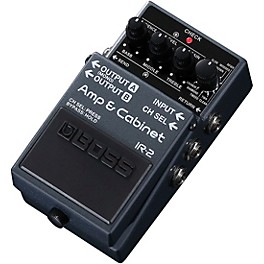 Open Box BOSS IR-2 Amp & Cabinet Effects Pedal Level 1 Dark Grey