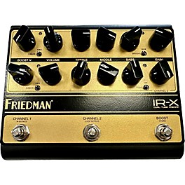 Used Friedman IR-X Dual-Tube Preamp DI+IR Dual-Channel 12AX7 Tubes Effects Pedal Black Effect Pedal