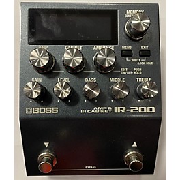 Used BOSS IR200 Amp & Cabinet Sim Guitar Preamp