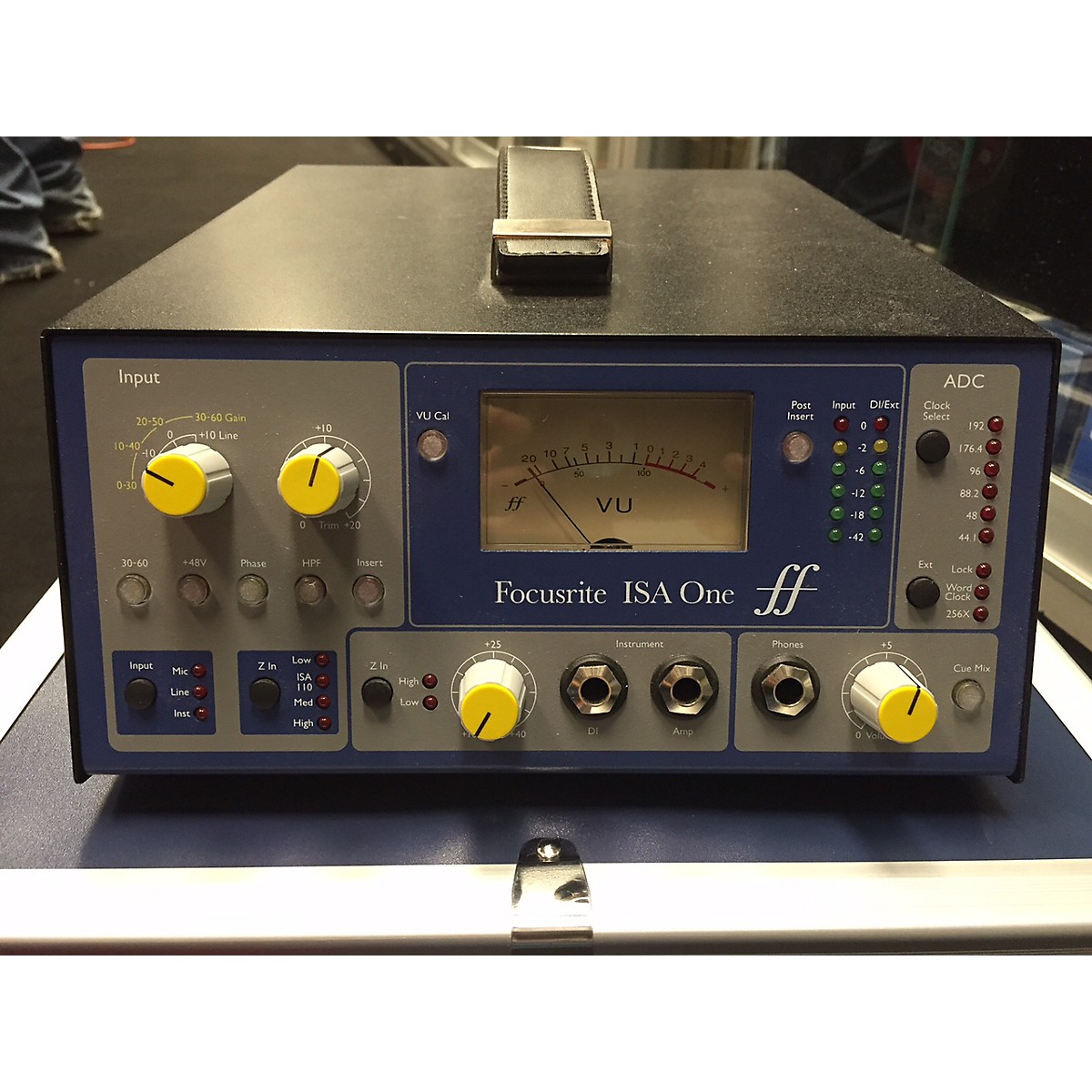 Used Focusrite ISA One VU Meter Microphone Preamp Guitar Center