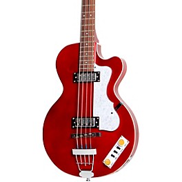 Hofner Ignition Series Short-Scale Club Bass Guitar Metallic Red