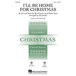 Hal Leonard I'll Be Home for Christmas SAB arranged by Ed Lojeski