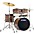 TAMA Imperialstar 5-Piece Complete Drum Set With 18" Bass Drum and MEINL HCS Cymbals Coffee Teak Wrap