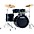 TAMA Imperialstar 5-Piece Complete Drum Set With 22" Bass Drum and MEINL HCS Cymbals Dark Blue