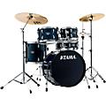 TAMA Imperialstar 5-Piece Complete Drum Set With MEINL HCS cymbals and 20" Bass Drum Dark Blue