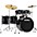 TAMA Imperialstar 6-Piece Complete Drum Set With MEINL HCS Cymbals and 22" Bass Drum Hairline Black