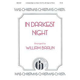 Hinshaw Music In Darkest Night SATB arranged by William Braun