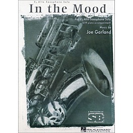 Hal Leonard In The Mood E Flat Alto Saxophone with Piano Accompaniment