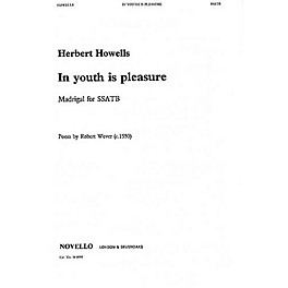 Novello In Youth Is Pleasure SSATB Composed by Herbert Howells
