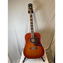 Used Epiphone Inspired By Gibson Humming Bird Acoustic Electric Guitar
