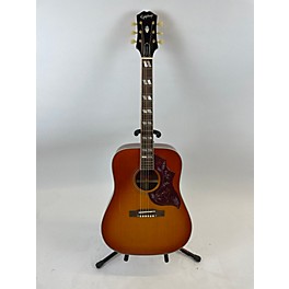Used Epiphone Inspired By Gibson Hummingbird Acoustic Electric Guitar