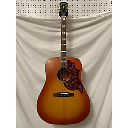 Used Epiphone Inspired By Gibson Hummingbird Acoustic Guitar