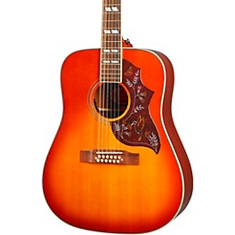 Open Box Epiphone Inspired by Gibson Hummingbird 12-String Acoustic-Electric Guitar Level 1 Aged Cherry Sunburst