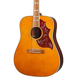 Blemished Epiphone Inspired by Gibson Hummingbird Acoustic-Electric Guitar Level 2 Aged Natural Antique 197881073060