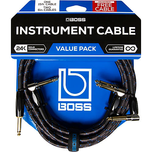 Boss Instrument/Patch Cable Bundle Guitar Center