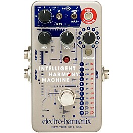 Open Box Electro-Harmonix Intelligent Harmony Machine Effects Pedal Level 1 Grey