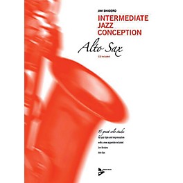 ADVANCE MUSIC Intermediate Jazz Conception: Alto & Baritone Sax Book & CD Intermediate