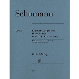 G. Henle Verlag Introduction and Concert Allegro for Piano and Orchestra, Op. 134 Henle Music Softcover by Schumann