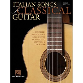 Hal Leonard Italian Songs for Classical Guitar (Standard Notation & Tab) Guitar Solo Series Softcover