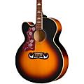 Epiphone J-200 Studio EC Left-Handed Acoustic-Electric Guitar - Vintage Sunburst