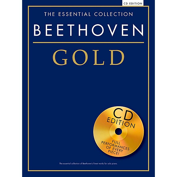 Music Sales The Essential Collection Beethoven Gold Book/CD