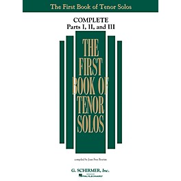 G. Schirmer The First Book Of Tenor Solos Complete Parts 1, 2 and 3