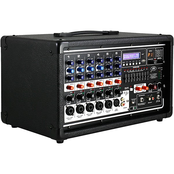 Open Box Peavey PVi 6500 6-Channel 400W Powered PA Head with Bluetooth and FX Level 1