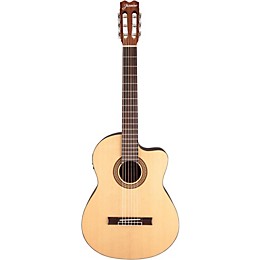 Jasmine JC-25CE Cutaway Classical Acoustic-Electric Guitar Natural