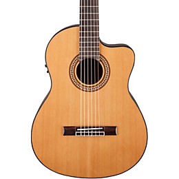 Jasmine JC-27 Solid Top Cutaway Classical Guitar Natural