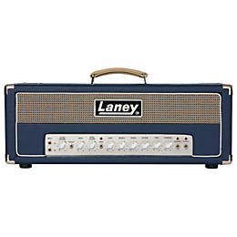 Open Box Laney L50H 50W Tube Guitar Amp Head Level 2 Black 888366017258