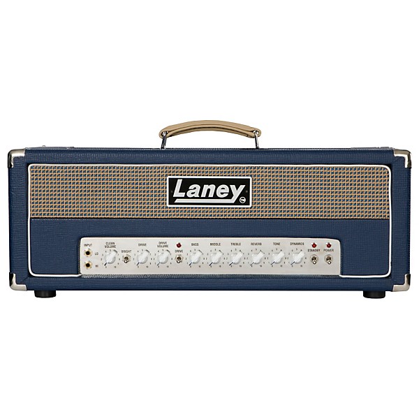 Open Box Laney L50H 50W Tube Guitar Amp Head Level 2 Black 888366017258