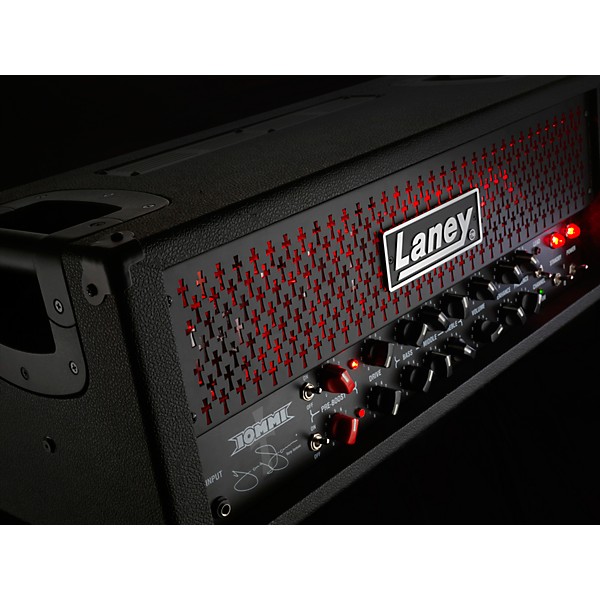 Open Box Laney Tony Iommi TI100 100W Tube Guitar Amp Head - Level 1 Black
