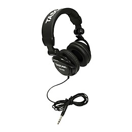 Open Box TASCAM TH-02 Recording Studio Headphones Level 1 Black