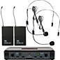 Open Box Galaxy Audio ECD Dual Channel UHF Wireless System with Dual Headset Microphones Level 1 Band L