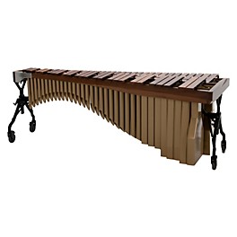 Adams Alpha Series 4.3 Octave Rosewood Marimba with Walnut Rails Satin Gold Resonators