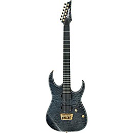 Ibanez Iron Label RG Series RGIX20FEQM Electric Guitar Transparent Gray Quilted Maple