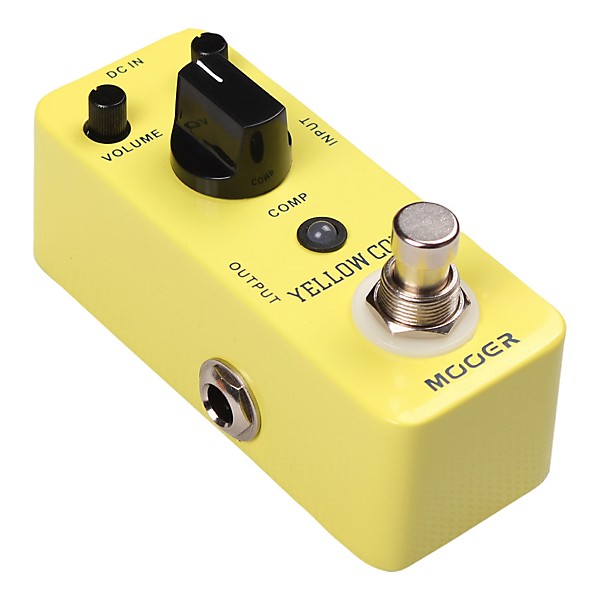 Open Box Mooer Yellow Comp Optical Compressor Guitar Effects Pedal Level 1
